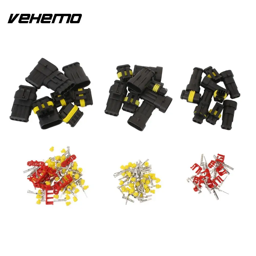 15 Set 2/3/4 Pin Premium Waterproof Car Socket Wiring Harness Quality HID Connector New Accessories For Car
15 Set 2/3/4 Pin Premium Waterproof Car Socket Wiring Harness Quality HID Connector New Accessories For Car