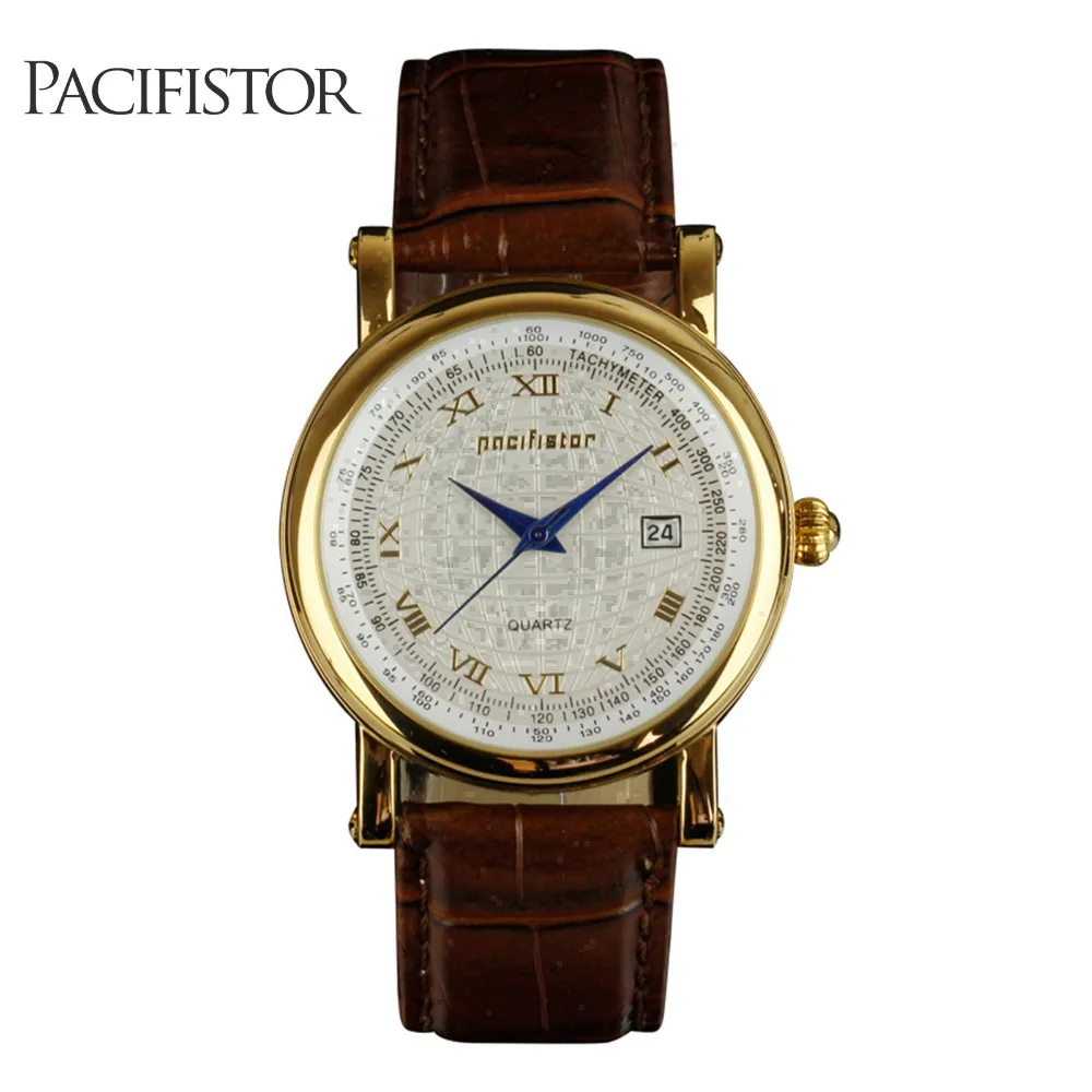 PACIFISTOR Mens Watches Top Brand Luxury 2020 Vintage Watch Men Brown Leather Gold Retro Roman Watches for Men Relogio Masculino
PACIFISTOR Mens Watches Top Brand Luxury 2020 Vintage Watch Men Brown Leather Gold Retro Roman Watches for Men Relogio Masculino