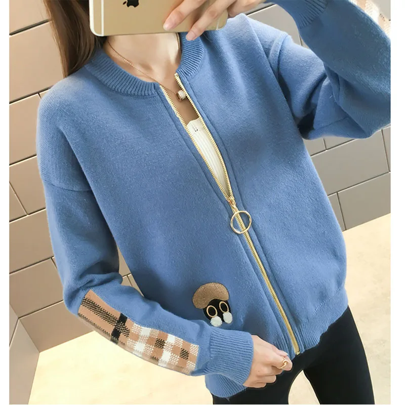 2019 Fashion Spring Cardigan Sweater Long Sleeve Black Casual Cardigans With Zippers Ladies Knitted Sweaters Yellow Female
2019 Fashion Spring Cardigan Sweater Long Sleeve Black Casual Cardigans With Zippers Ladies Knitted Sweaters Yellow Female