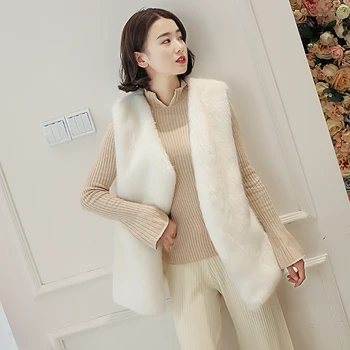 Fur vest long Faux fox fur female 2018 autumn and winter new style England Style fashion slim Sleeveless Vest Faux fox fur
Fur vest long Faux fox fur female 2018 autumn and winter new style England Style fashion slim Sleeveless Vest Faux fox fur