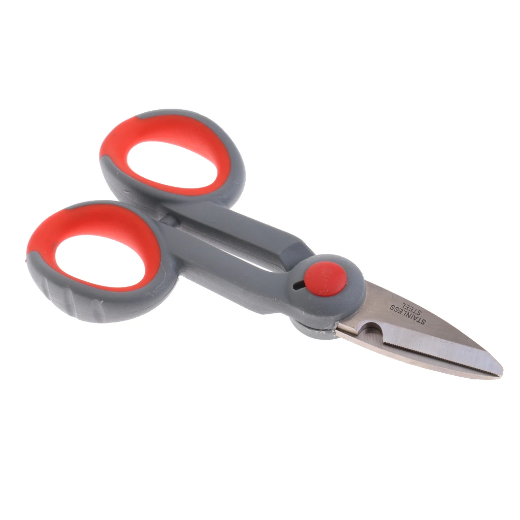 Anti-skip Handle Multi Function Portable Fishing Scissors Line Cutter Shears Fishing Tools Pliers Accessories
Anti-skip Handle Multi Function Portable Fishing Scissors Line Cutter Shears Fishing Tools Pliers Accessories