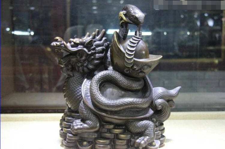 free Feng Shui Evil Wealth Yuan Bao Snake Dragon Turtle Black tortoise Copper Statue fast
free Feng Shui Evil Wealth Yuan Bao Snake Dragon Turtle Black tortoise Copper Statue fast