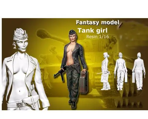New Unassembled 1/16 120mm tank girl Front soldiers standing summer 120mm Resin Kit DIY Toys Unpainted resin model
New Unassembled 1/16 120mm tank girl Front soldiers standing summer 120mm Resin Kit DIY Toys Unpainted resin model
