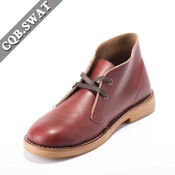 CQB.SWAT Summer Mens Genuine Leather Lace up Round Toe Martern Boots Riding Ankle Solid Fashion Brown Boot ZD-084
CQB.SWAT Summer Mens Genuine Leather Lace up Round Toe Martern Boots Riding Ankle Solid Fashion Brown Boot ZD-084