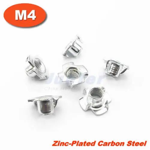 100pcs/lot M4 Captive T Nuts Pronged Tee Nuts Blind Nuts Zinc Plated Carbon Steel
100pcs/lot M4 Captive T Nuts Pronged Tee Nuts Blind Nuts Zinc Plated Carbon Steel