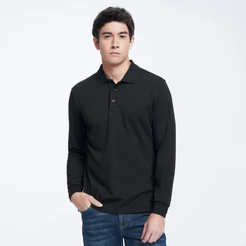 Seven7 Brand T-Shirt Long Sleeve Turn Down Collar T Shirt Cotton Solid Black Dark Blue Male Top Tees Tshirts 2019 New 115T50010
Seven7 Brand T-Shirt Long Sleeve Turn Down Collar T Shirt Cotton Solid Black Dark Blue Male Top Tees Tshirts 2019 New 115T50010