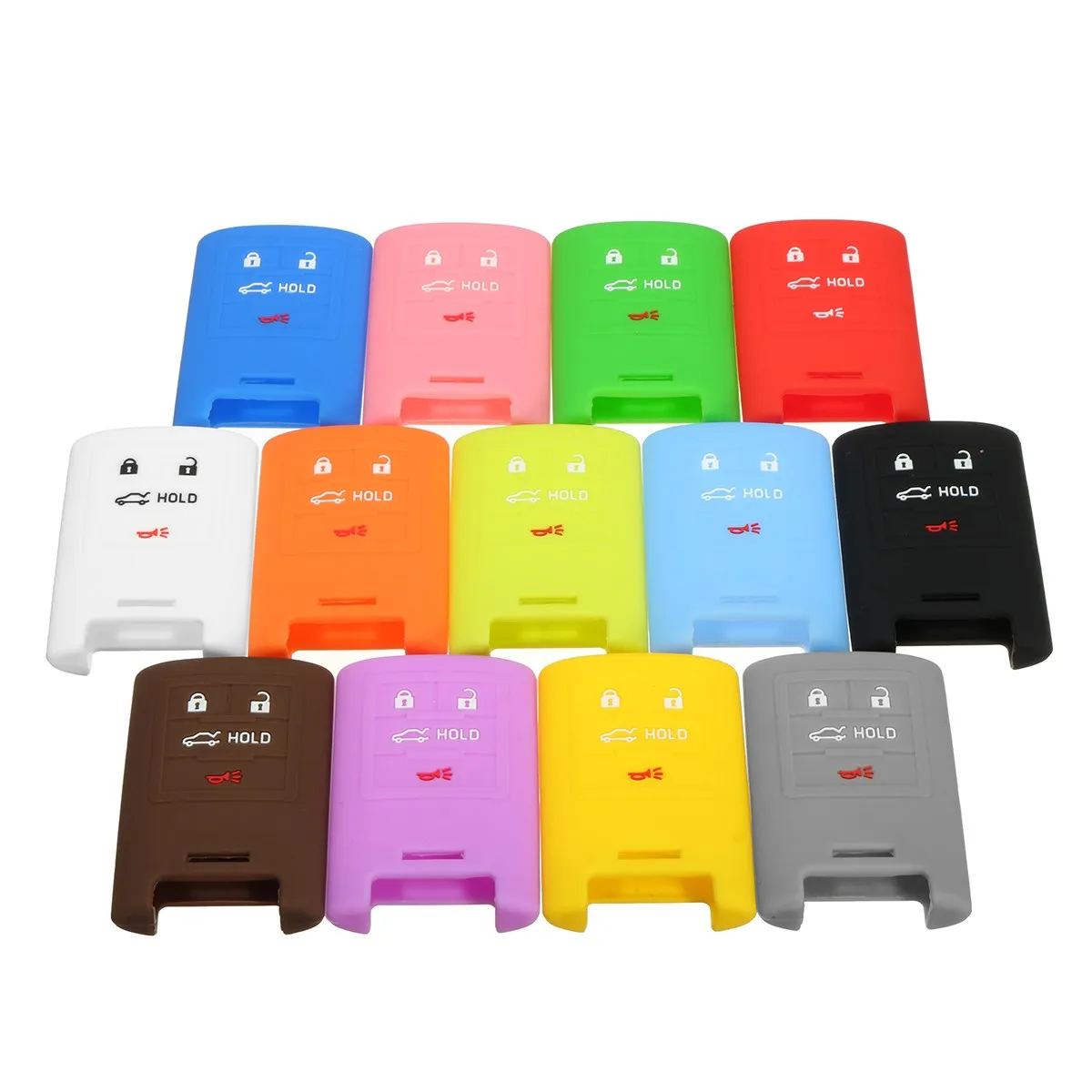 13 Color Silicone Car Key 4 Button Remote Key Case Fob Cover For Cadillac /Corvette C6 C7
13 Color Silicone Car Key 4 Button Remote Key Case Fob Cover For Cadillac /Corvette C6 C7
