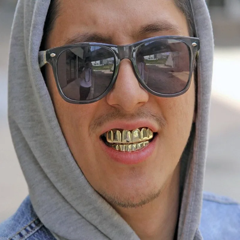 Hip Hop Gold Teeth Top Bottom Villain Joke Teeth Dental Vampire Teeth Caps Mouth Halloween Easter Party
Hip Hop Gold Teeth Top Bottom Villain Joke Teeth Dental Vampire Teeth Caps Mouth Halloween Easter Party