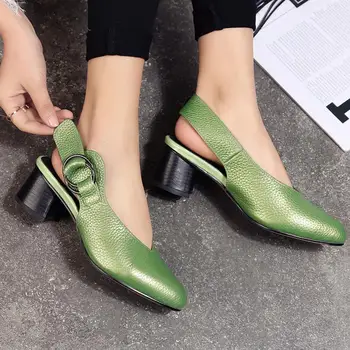 MEMUNIA 2020 New genuine leather women pumps slingback pointed toe high heels office lady dress shoes female
MEMUNIA 2020 New genuine leather women pumps slingback pointed toe high heels office lady dress shoes female