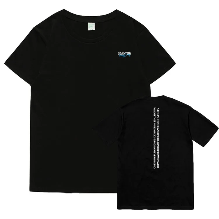 Seventeen 4 years album happy ending same all member names printing t shirt kpop unisex summer o neck short sleeve t-shirt
Seventeen 4 years album happy ending same all member names printing t shirt kpop unisex summer o neck short sleeve t-shirt