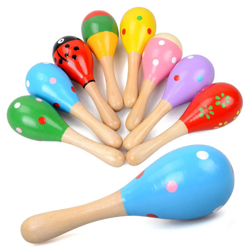 1pcs Colorful Wooden Maracas Early Childhood Education Rattles Toy Musical Instruments for Infant Children Gift Toy
1pcs Colorful Wooden Maracas Early Childhood Education Rattles Toy Musical Instruments for Infant Children Gift Toy