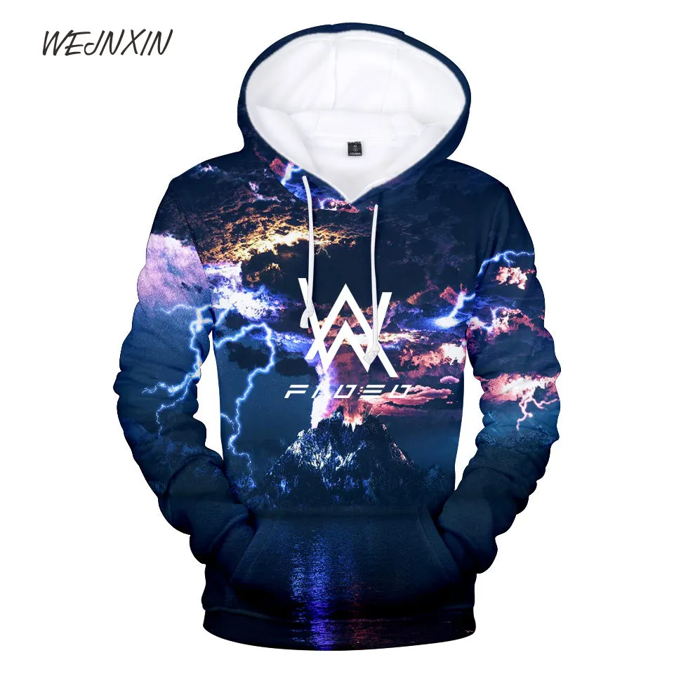 WEJNXIN 2018 New Alan Walker 3D Pullover Multi Print Hood Hoodies Men Women Unisex Sweatshirt Big Size Streetwear Camisetas
WEJNXIN 2018 New Alan Walker 3D Pullover Multi Print Hood Hoodies Men Women Unisex Sweatshirt Big Size Streetwear Camisetas