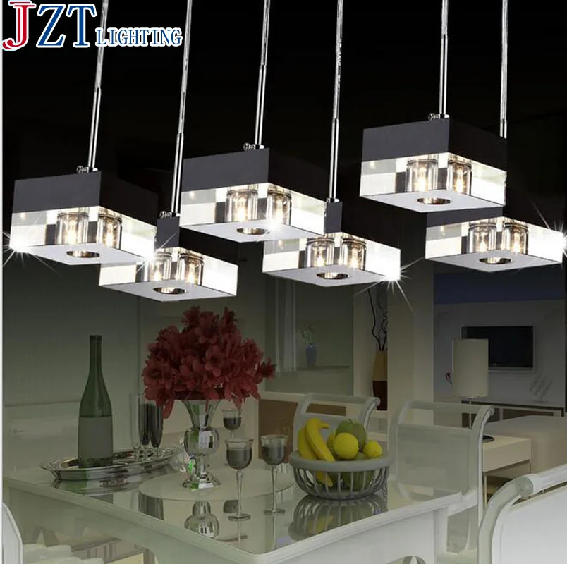 Best Price 3 Head Creative Led Restaurant Crystal Pendant Light Square High-Grade Aluminum Bar Coffee Shop Lighting AC 90-260V
Best Price 3 Head Creative Led Restaurant Crystal Pendant Light Square High-Grade Aluminum Bar Coffee Shop Lighting AC 90-260V
