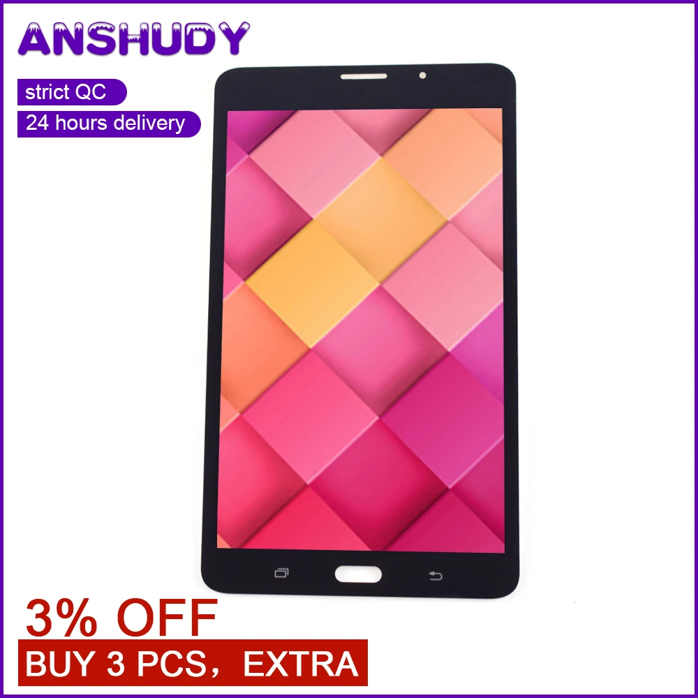 7.0" T285 LCD Touch Screen Digitizer Sensor Glass Assembly For Samsung Galaxy TAB A 7.0 SM-T285 T285 Display
7.0" T285 LCD Touch Screen Digitizer Sensor Glass Assembly For Samsung Galaxy TAB A 7.0 SM-T285 T285 Display