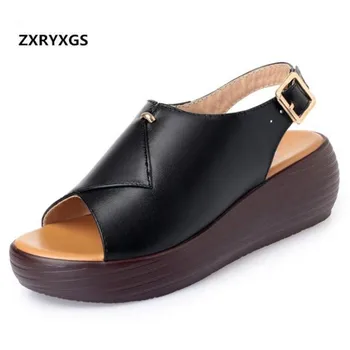 ZXRYXGS Brand Shoes Woman Summer Sandals 2019 New Large Size Fashion Buckle Wedges Shoes Women Sandals Comfort Casual Sandals
ZXRYXGS Brand Shoes Woman Summer Sandals 2019 New Large Size Fashion Buckle Wedges Shoes Women Sandals Comfort Casual Sandals