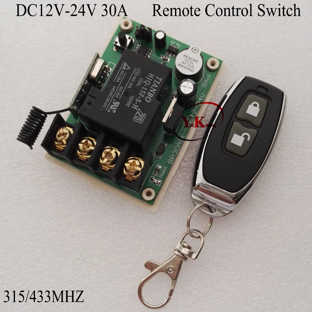 Industrial Remote Control Switch DC 12V-24V 30A Relay Wireless Switches Motor Waterpump Machine Remote Switch 315 433 ASK Learni
Industrial Remote Control Switch DC 12V-24V 30A Relay Wireless Switches Motor Waterpump Machine Remote Switch 315 433 ASK Learni