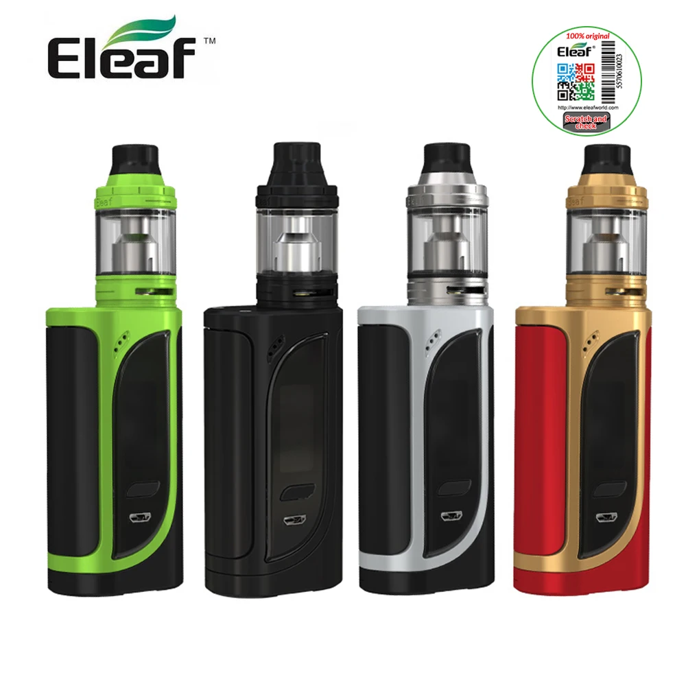 Original Eleaf iKonn 220 kit 220W box mod with Optional 2ml/4ml ELLO Atomizer using HW3/HW4 head Electronic Cigarette