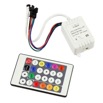 DC12v input 1003 2811 2812 2812B 1903 Led controller WS2811 24 keys IR RGB controller led strip DC12V controllers
DC12v input 1003 2811 2812 2812B 1903 Led controller WS2811 24 keys IR RGB controller led strip DC12V controllers