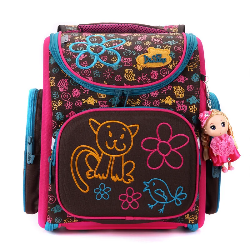 Delune Brand New 3D Cute Cartoon Cats Bear Beautiful School Bags for Kids Girls Waterproof Foldable Orthopedic School Backpacks
Delune Brand New 3D Cute Cartoon Cats Bear Beautiful School Bags for Kids Girls Waterproof Foldable Orthopedic School Backpacks
