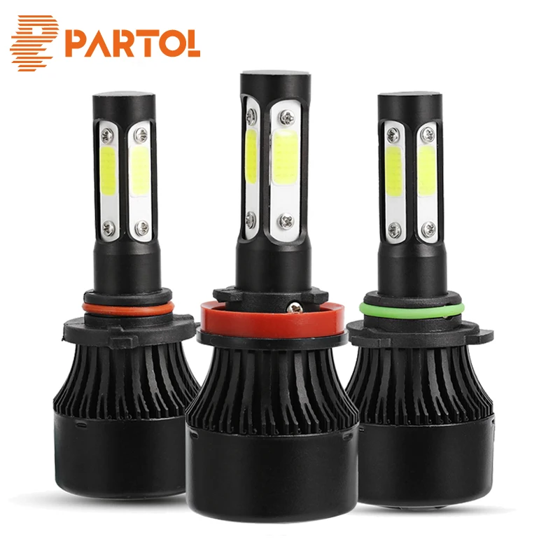 Partol 100W 10000LM H4 H7 H11 9005 9006 Car LED Headlight Bulbs COB 4 Side Luminous 6500K Led Auto Headlamp LED Lights 12v 24v
Partol 100W 10000LM H4 H7 H11 9005 9006 Car LED Headlight Bulbs COB 4 Side Luminous 6500K Led Auto Headlamp LED Lights 12v 24v