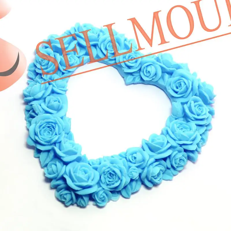 Hot Big Size Heart Shaped Rose Silicone Mold Decorating Tools Silicon Soap Molds Cake Mould Valentine'S Day Gifts AK020
Hot Big Size Heart Shaped Rose Silicone Mold Decorating Tools Silicon Soap Molds Cake Mould Valentine'S Day Gifts AK020