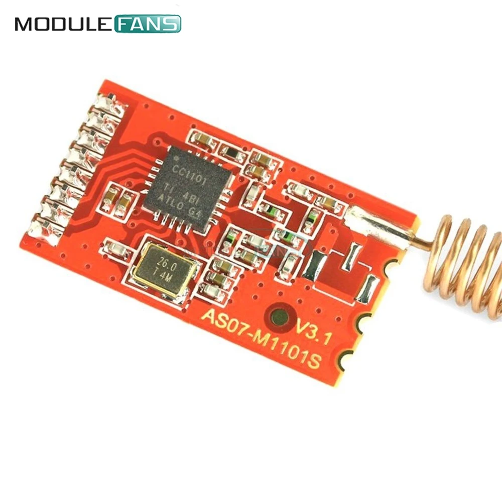 433M 433mhz CC1101 10mW Wireless Sender Receiver Module NRF905/SX1212/SI4432 Board
433M 433mhz CC1101 10mW Wireless Sender Receiver Module NRF905/SX1212/SI4432 Board