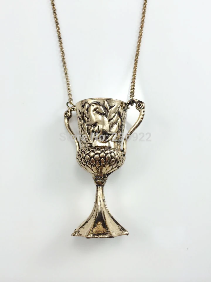 ZRM 20pcs/lot Wholesale Fashion Jewelry Vintage Charm Potter Horcrux transformation Helga Hufflepuff's Cup necklace
ZRM 20pcs/lot Wholesale Fashion Jewelry Vintage Charm Potter Horcrux transformation Helga Hufflepuff's Cup necklace