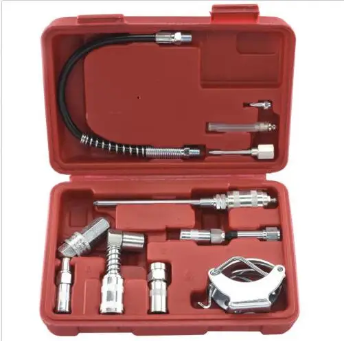 Grease Gun Lubrication Aid Kit | Zerk Fittings Lube Attachments Needle Flex Hose
Grease Gun Lubrication Aid Kit | Zerk Fittings Lube Attachments Needle Flex Hose