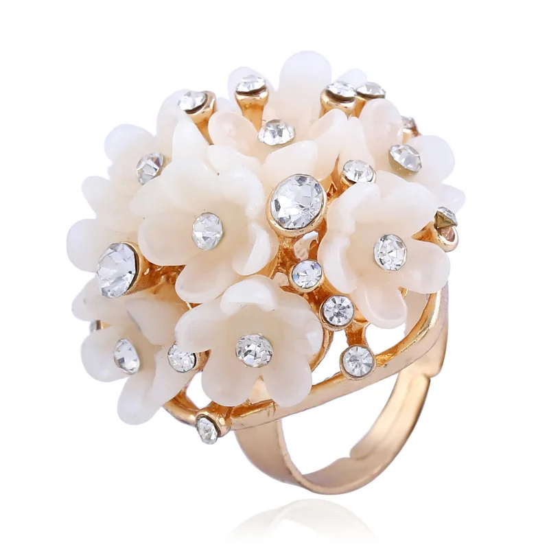 New Multi-layer Open Flower Finger Ring For Women Gold Adjustable Zircon Ring European and American Fashion Jewelry
New Multi-layer Open Flower Finger Ring For Women Gold Adjustable Zircon Ring European and American Fashion Jewelry