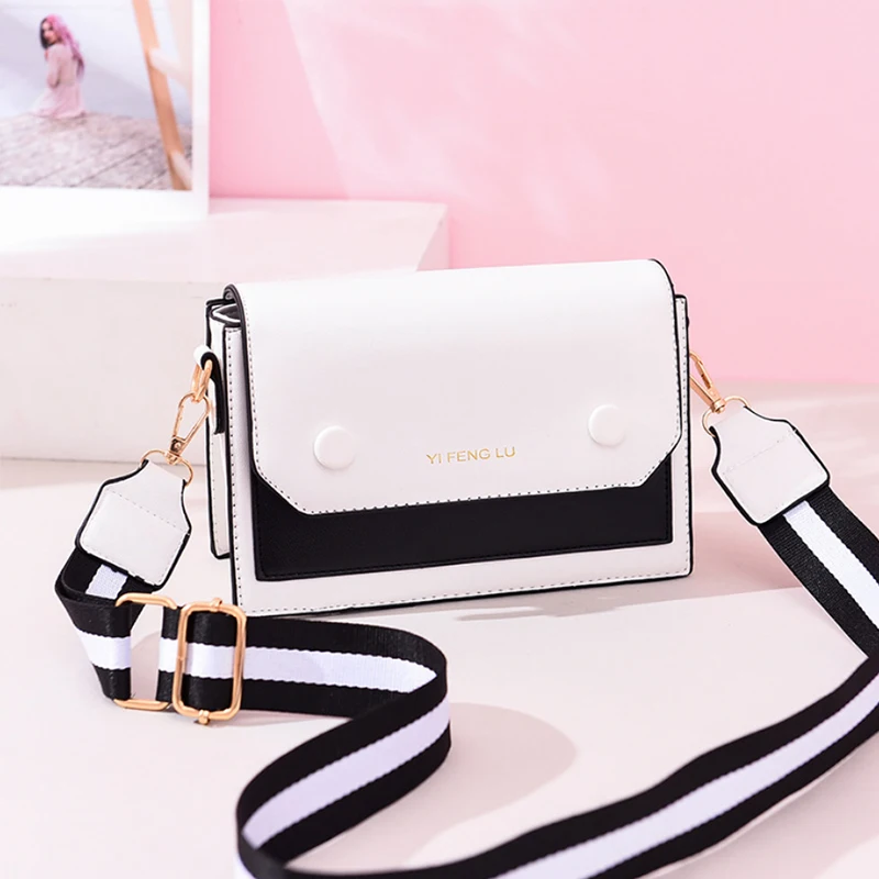 Casual Solid Pu Leather Crossbody Bags For Women Print Width Belt Messenger Bags Women Handbags Mini Small Flap Bag Girls Bolsas
Casual Solid Pu Leather Crossbody Bags For Women Print Width Belt Messenger Bags Women Handbags Mini Small Flap Bag Girls Bolsas