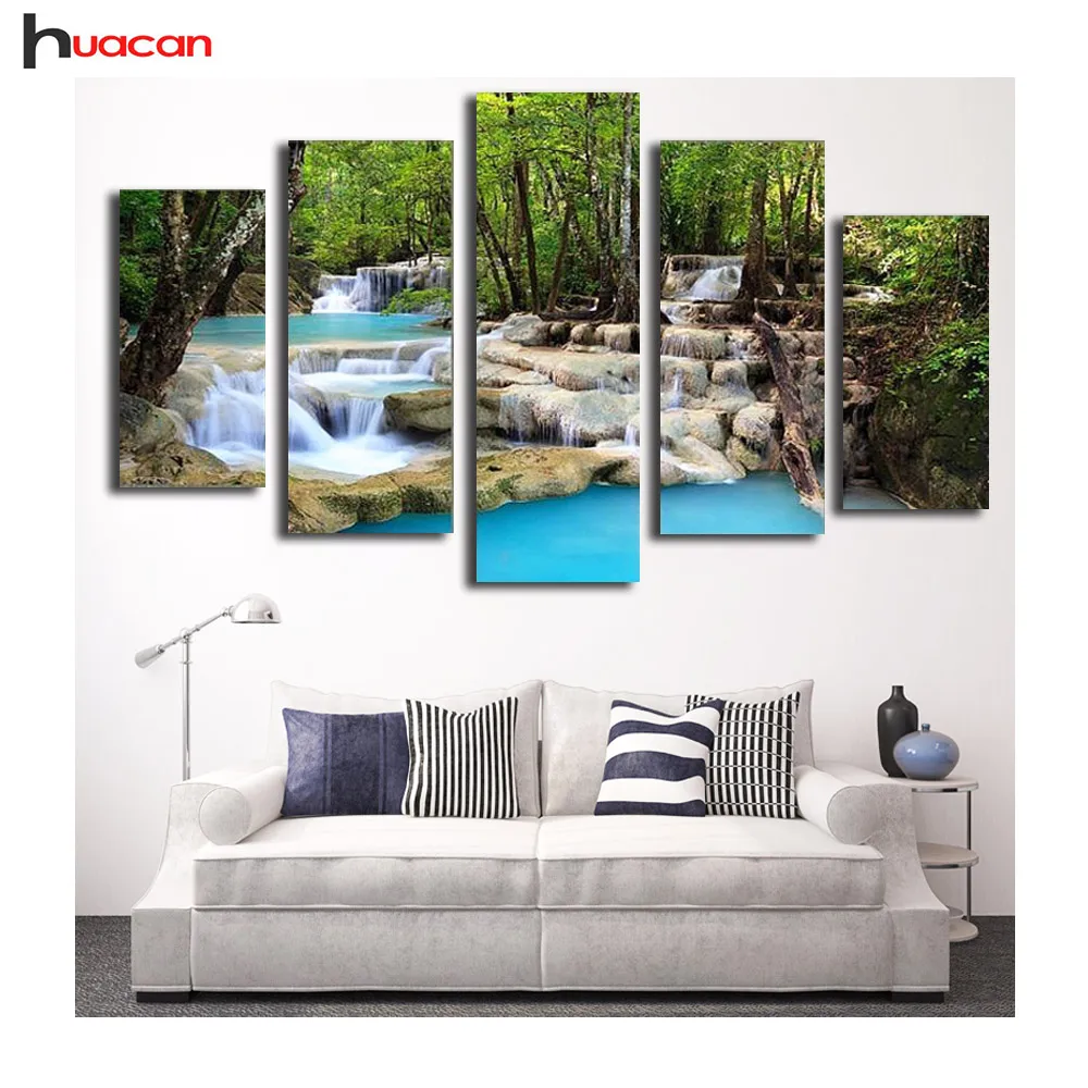 Diamond Painting Embroidery Picture of Rhinestones The Forest and Waterfall Almaznaya Mosaic Home Decoration Craft N5FFMMP-2013
Diamond Painting Embroidery Picture of Rhinestones The Forest and Waterfall Almaznaya Mosaic Home Decoration Craft N5FFMMP-2013