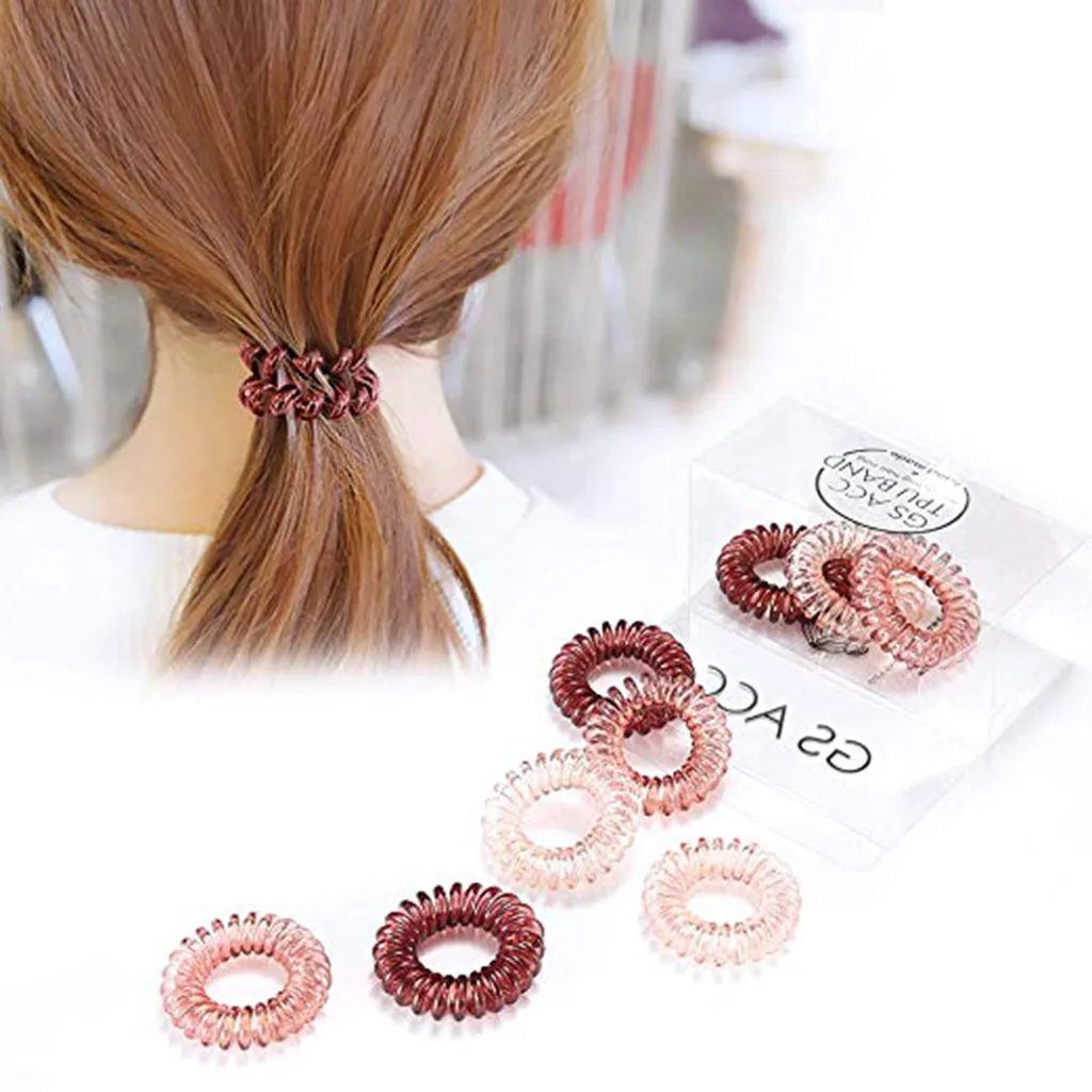 Women's 8PCS Spiral Hair Strip Non-crease Coil Hair Strip Telephone Line Trendy Big Headwear Rubber band Apparel Accessories@40
Women's 8PCS Spiral Hair Strip Non-crease Coil Hair Strip Telephone Line Trendy Big Headwear Rubber band Apparel Accessories@40
