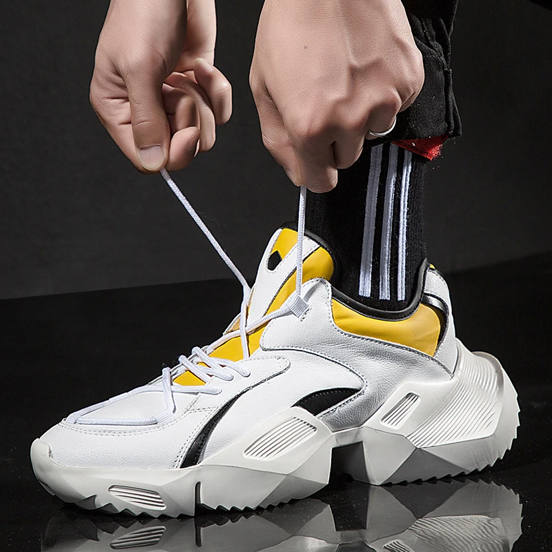 Sooneeya Men Chunky Sneakers High Quality PU Breathable Casual Dad Shoes Men Lace Up Fashion Outdoor Sneakers Male Adult
Sooneeya Men Chunky Sneakers High Quality PU Breathable Casual Dad Shoes Men Lace Up Fashion Outdoor Sneakers Male Adult