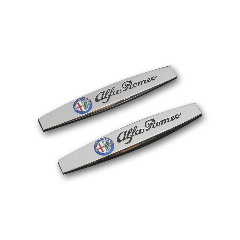 2PCS/set Car Fender Side Sticker Accessories Auto Metal Emblem Badge for Alfa Romeo 4C 8C 156 166 159 Giulietta Spider GT
2PCS/set Car Fender Side Sticker Accessories Auto Metal Emblem Badge for Alfa Romeo 4C 8C 156 166 159 Giulietta Spider GT