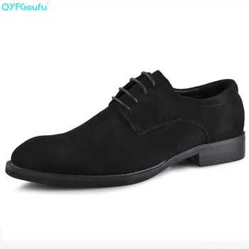 QYFCIOUFU Fashion Men's Suede Dress Shoes Brand Luxury Office Shoes Genuine Leather High Quality Cow Leather Italyan Shoes
QYFCIOUFU Fashion Men's Suede Dress Shoes Brand Luxury Office Shoes Genuine Leather High Quality Cow Leather Italyan Shoes