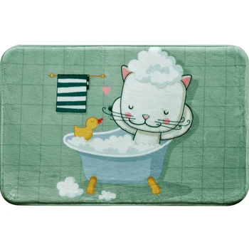 Home Kitchen Bathroom Antiskid Rug Absorbent Pad Cartoon Cute Bathing Animal Floor Mat Door Entry Doormat tapetes para casa sala
Home Kitchen Bathroom Antiskid Rug Absorbent Pad Cartoon Cute Bathing Animal Floor Mat Door Entry Doormat tapetes para casa sala