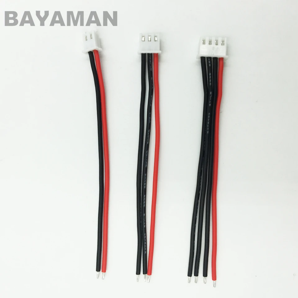 10pcs 1S 2S 3S 4S 6S Lithium Battery Balance Charge Wire B6 22WAG Silicone Charging Cable for RC Multicopter Drones
10pcs 1S 2S 3S 4S 6S Lithium Battery Balance Charge Wire B6 22WAG Silicone Charging Cable for RC Multicopter Drones