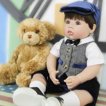Dollmai 20"/51 cm Lifelike Toddler Reborn Dolls Babies Silicone Boy Prince Baby Doll or Children Birthday Christmas Playmate Toy
Dollmai 20"/51 cm Lifelike Toddler Reborn Dolls Babies Silicone Boy Prince Baby Doll or Children Birthday Christmas Playmate Toy