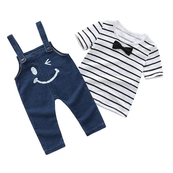 Summer Newborn Kid BabyGirl Clothes Round Neck Striped Short Sleeve Top+Bib 2Pc Toddler Cotton Outfit M
Summer Newborn Kid BabyGirl Clothes Round Neck Striped Short Sleeve Top+Bib 2Pc Toddler Cotton Outfit M