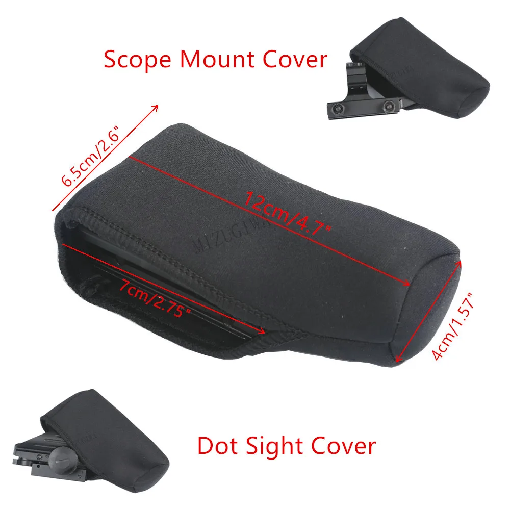 Scope Mount Cover Dot Sight Cover Protect Neoprene Scope Cover Protective Jacket Black 4.7" x 2.6" Tactical Hunting Rifle Cases
Scope Mount Cover Dot Sight Cover Protect Neoprene Scope Cover Protective Jacket Black 4.7" x 2.6" Tactical Hunting Rifle Cases