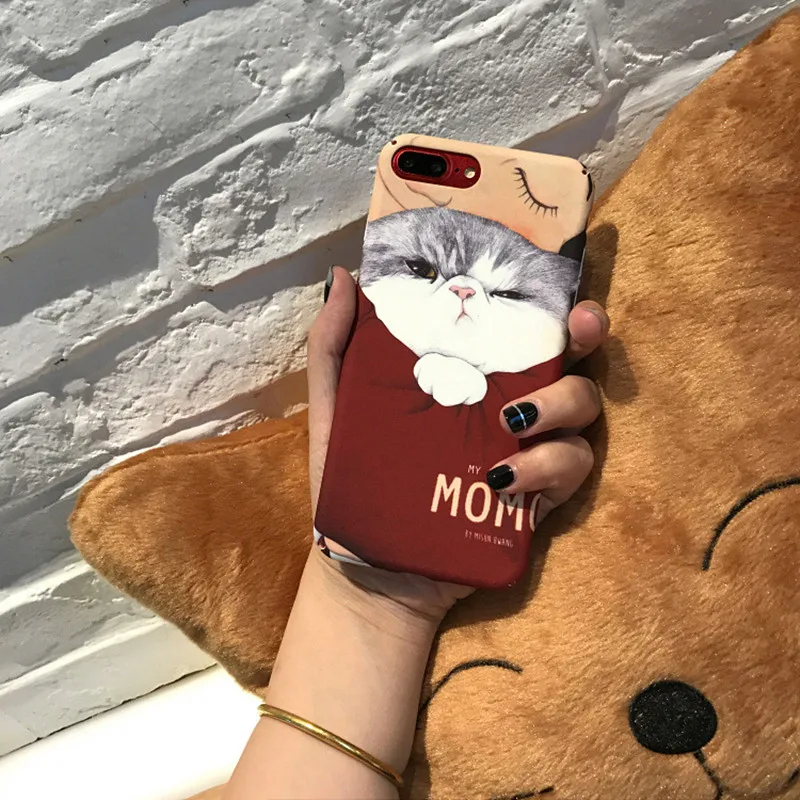 Japan Kawaii Sleeping Cat illustration Phone Cases For coque iphone 7 case cat Cute Cartoon matte cover For iphone 8 6 6S plus X
Japan Kawaii Sleeping Cat illustration Phone Cases For coque iphone 7 case cat Cute Cartoon matte cover For iphone 8 6 6S plus X