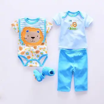 5pcs/Lot New Baby Clothes Sets Baby Girl Rompers Newborn Baby Boy Clothes Cute Cartoon Pattern Infant Clothing With Baby Bibs
5pcs/Lot New Baby Clothes Sets Baby Girl Rompers Newborn Baby Boy Clothes Cute Cartoon Pattern Infant Clothing With Baby Bibs