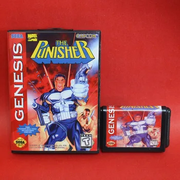 The Punisher 16 bit MD card with Retail box for Sega MegaDrive Video Game console system
The Punisher 16 bit MD card with Retail box for Sega MegaDrive Video Game console system