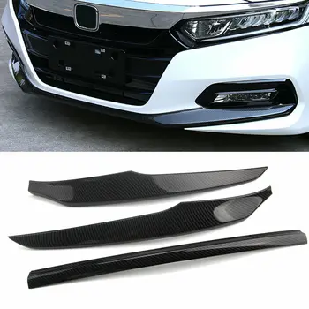 3pcs/Set Front Bumper Lip Protector Spoiler Wing Splitter Body Kits Carbon Fiber Style for Honda Accord 2018-2019
3pcs/Set Front Bumper Lip Protector Spoiler Wing Splitter Body Kits Carbon Fiber Style for Honda Accord 2018-2019