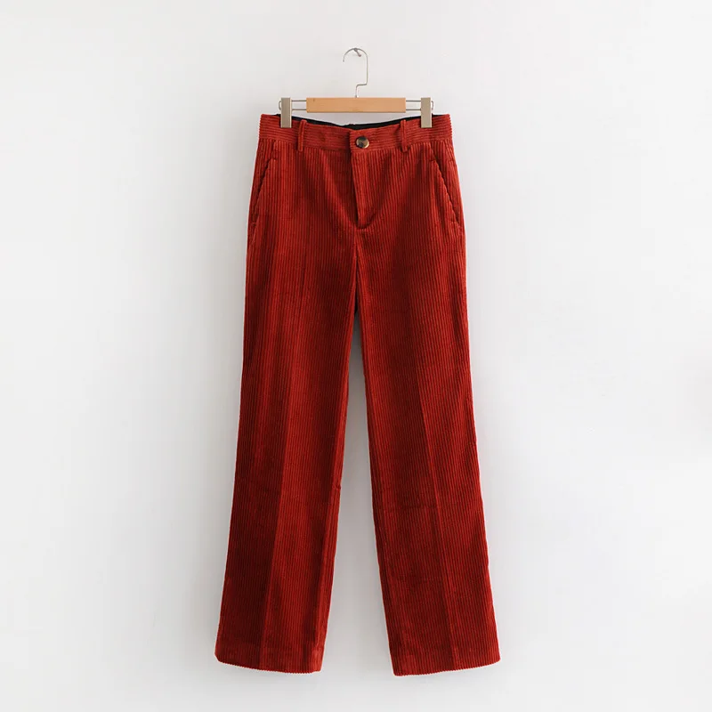 fashion women D0830T11 Europe and America 2018 autumn corduroy casual pants 1708
fashion women D0830T11 Europe and America 2018 autumn corduroy casual pants 1708