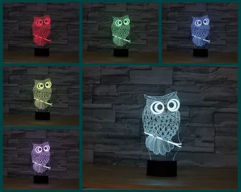 Kawaii Cartoon 3D OWL Night Light RGB Changeable Mood Lamp LED Light DC 5V USB Decorative Table Lamp
Kawaii Cartoon 3D OWL Night Light RGB Changeable Mood Lamp LED Light DC 5V USB Decorative Table Lamp