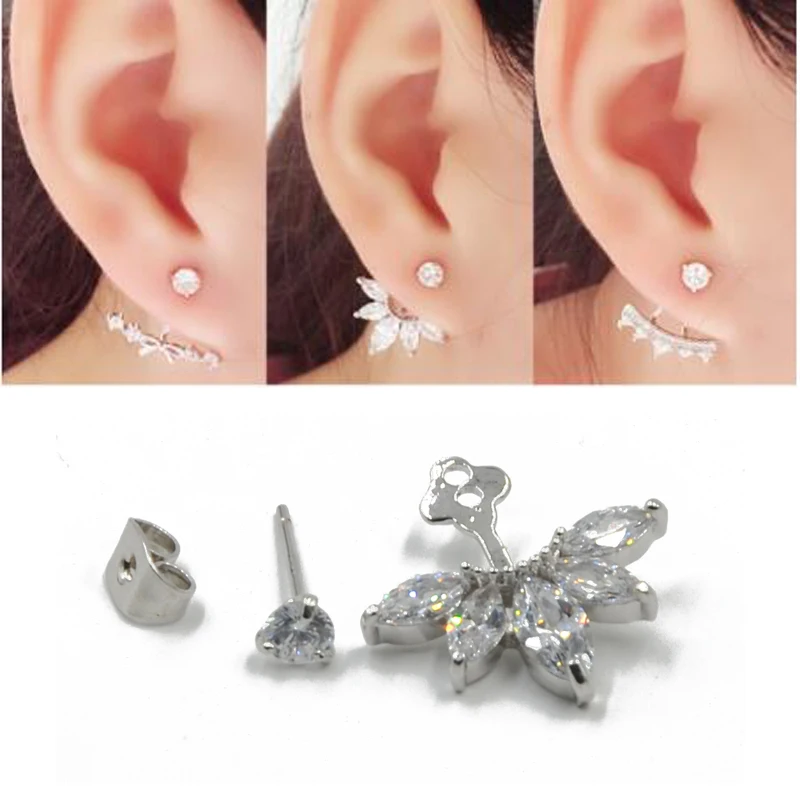 1 pc Korean Silver Plated Leave Crystal Zircon Stud Earring for Woman Statement Ear Jewelry
1 pc Korean Silver Plated Leave Crystal Zircon Stud Earring for Woman Statement Ear Jewelry