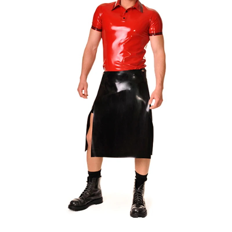New Style Latex 100% Rubber Uniform Bodysuit Red with Black Top Dress Hot Sale Wetlook Color Unisex Customized Size XXS-XXL
New Style Latex 100% Rubber Uniform Bodysuit Red with Black Top Dress Hot Sale Wetlook Color Unisex Customized Size XXS-XXL