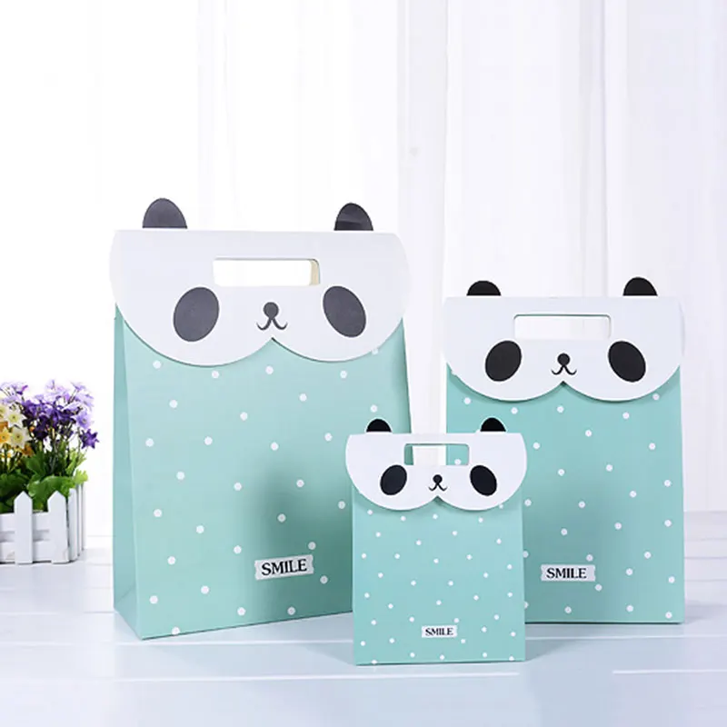 4Pc Cute Animal Cat Panda Pig Dot Paper Handbags Wedding Birthday Party Gift Bags for Guests Vintage Solid Handle Folding Pocket
4Pc Cute Animal Cat Panda Pig Dot Paper Handbags Wedding Birthday Party Gift Bags for Guests Vintage Solid Handle Folding Pocket