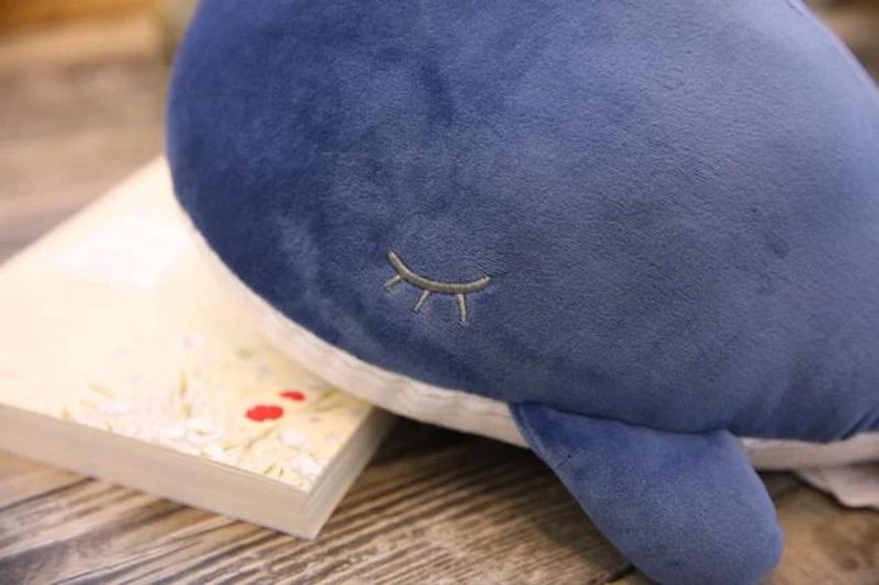 new narwhal whale doll fish plush toy cute girl sleeping pillows big soft shark dolphin dolls Korean cute dolls 31inch 80cm DY50312 (23)